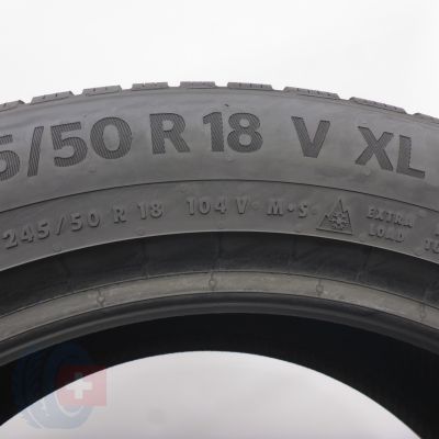 6. Opony 245/50 R18 2x CONTINENTAL 104V XL WinterContact Ts 870 P Zimowe 2024 8,2mm