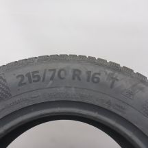 5. Opony 215/70 R16 2x CONTINENTAL 100T WinterContact TS 870 P Zimowe 2022