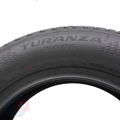 6. Opony 185/65 R15 2x BRIDGESTONE 88H Turanza T005 Letnia 2023 Nieużywane Jak Nowe 