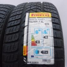 2. Opony 235/45 R17 2x PIRELLI 97H XL Winter Sottozero 3 Zimowe 2013, 2015 Nieużywane