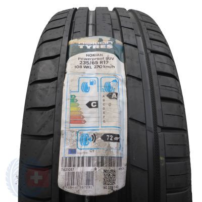 1 x NOKIAN 235/65 R17 108W XL Powerproof SUV Lato Nieużywana Jak Nowa 