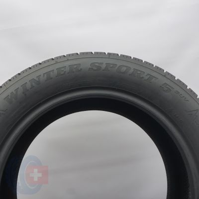 8. Opony 255/55 R19 4x DUNLOP 111V XL WinterSport 5 SUV Zimowe 2024 7-7,8mm