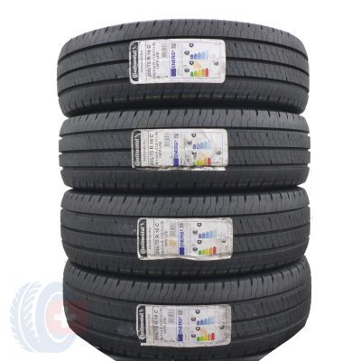Opony 205/75 R16C 4x CONTINENTAL 116/114R VanContact Eco Letnie 2021 Jak Nowe Nieużywane