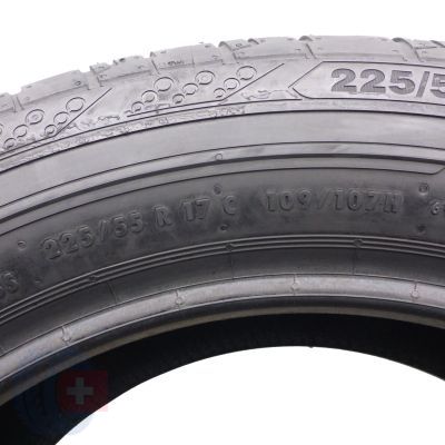 5. 4 x CONTINENTAL 225/55 R17C 109/107H ContiVanContact 200 Lato 2019 8,2mm