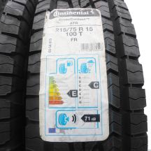 2. Opony 215/75 R15 2x CONTINENTAL 100T CrossContact ART M+S Letnie 2018 Nieużywane 