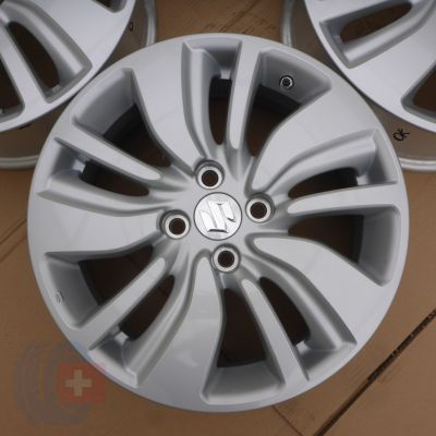 3. 4 x Alufelgi 16 SUZUKI 4x100 6J ET45 Swift Ciaz czujniki Oryginalne 