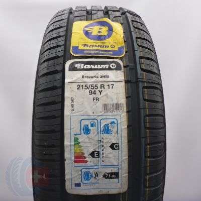 Opona 215/55 R17 1x BARUM 94Y Bravuris 3 Letnia 2018 Nieużywana 