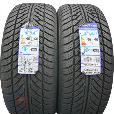 Opony 225/55 R17 2x GOODYEAR 97H BMW UltraGrip 8 Performance Zimowe 2015, 2016 Nieużywane