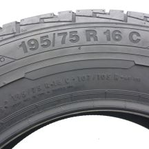 7. Opony 195/75 R16C 4x CONTINENTAL 107/105R ContiVanContact 100  Letnie 2022 Jak Nowe 