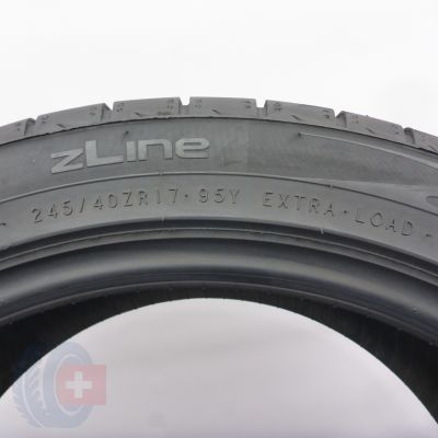 5. Opony 245/40 ZR17 2x NOKIAN 95Y XL ZLine Letnie 2016 7,5mm