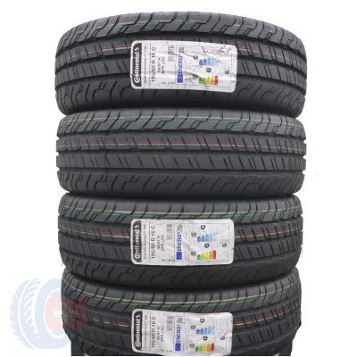 Opony 195/60 R16C 4x CONTINENTAL 99/97H ContiVanContact 100 Letnie 2022 Jak Nowe