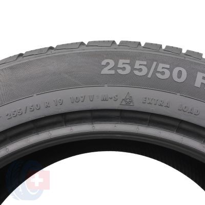 7. 4 x CONTINENTAL 255/50 R19 107V XL ContiWinterContact TS830P BMW SSR Zima 2022 6,2-7mm