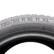 6. Opony 195/55 R16 2x CONTINENTAL 91H XL WinterContact TS 870 Zimowe 2023 Jak Nowe