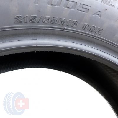 5. 2 x BRIDGESTONE 215/55 R18 95H Turanza T005A Lato DOT19 6,8-7mm