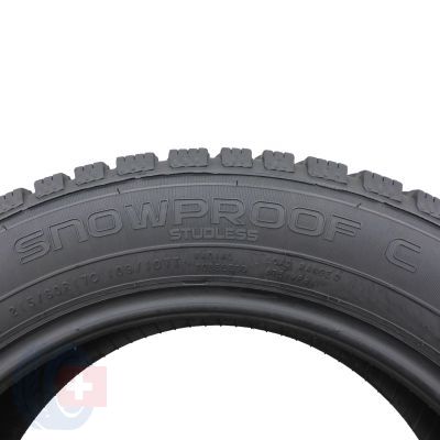 2. 1 x NOKIAN 215/60 R17C 109/107T Snowproof C Zima 2021 8mm Jak Nowa