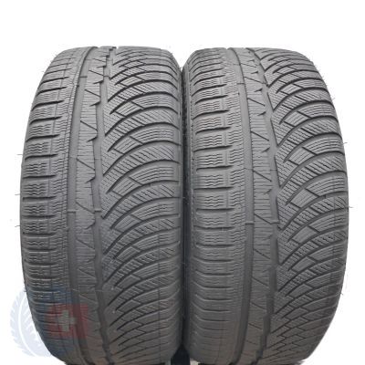 4. 4 x MICHELIN 245/45 R18 100V XL PilotAlpin PA4 RunFlat BMW M0E Zima 2016, 2017 4-6,2mm