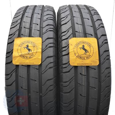Opony 195/75 R16C 2x CONTINENTAL 107/105R ContiVanContact 200 Letnie 2018 Jak Nowe