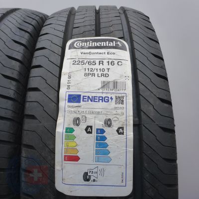 3. Opony 225/65 R16C 2x CONTINENTAL 112/110T VanContact Eco Letnie 2022 