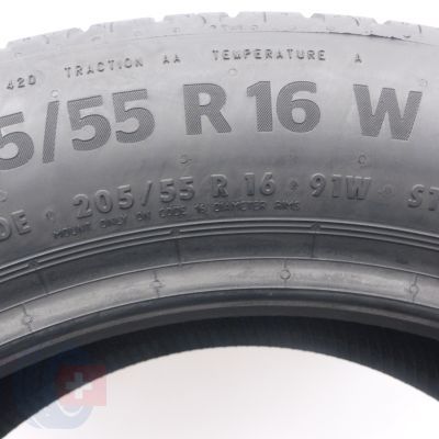 5. Opony 205/55 R16 4x CONTINENTAL 91W EcoContact6 BMW RunFLat Letnie 2020 Jak Nowe Nieużywane