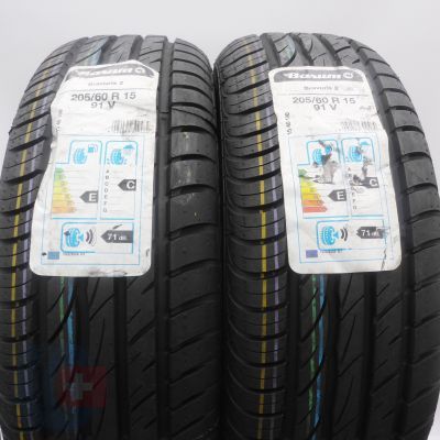 Opony 205/60 R15 2x BARUM 91V Bravuris 2 Letnie 2019 Jak Nowe Nieużywane