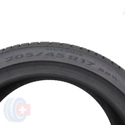 4. Opony 205/45 R17 2x PIRELLI 88W XL Cinturato P7 Letnie BMW 2022 Jak Nowe Nieużywane 