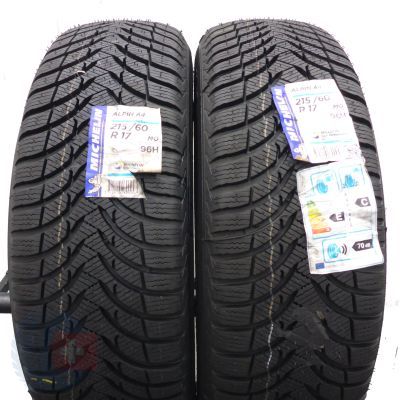 3. Opony 215/60 R17 4x MICHELIN 96H Alpin A4 MO Zimowe 2017 Nieużywane 