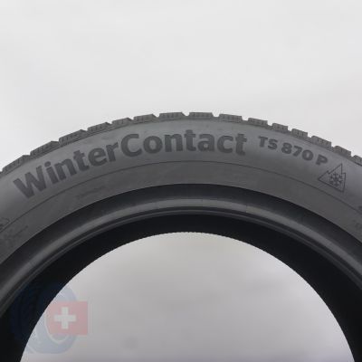 6. Opony 235/55 R19 2x CONTINENTAL 105T XL WinterContact TS 870 P SEAL Zimowe 2022 8,2mm