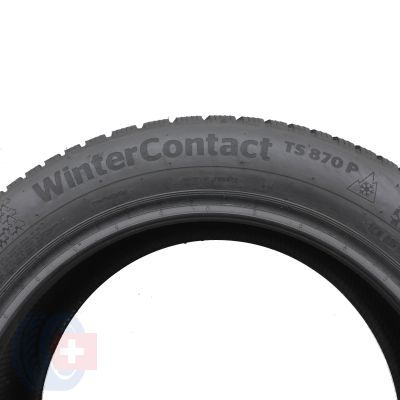 3. Opona 215/55 R17 1x CONTINENTAL 98H XL WinterContact TS870P Zimowa  2023 8,2mm Jak Nowa