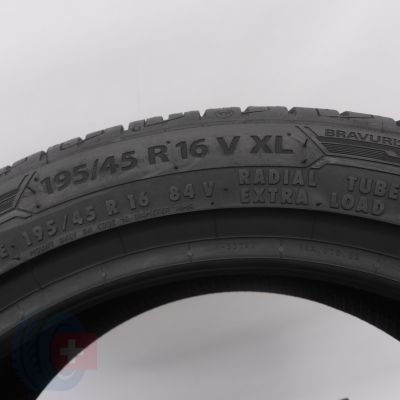 6. Opony 195/45 R16 4x Barum 84V Bravuris 5 Letnie 2019 Jak Nowe