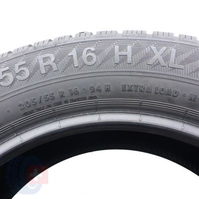 4. Opony 205/55 R16 2x GISLAVED 94H XL EuroFrost6 Zimowe 2023 Jak Nowe 8,2-8,5mm