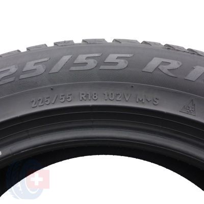 6. 4 x PIRELLI 225/55 R18 102V XL Sottozero 3 Winter AO Zima 7mm 2021/22