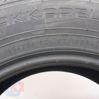 6. Opony 195/75 R16C 2x NOKIAN 107/105R Hakkapelitta C4 KOLCE Zimowe 2023 Jak Nowe