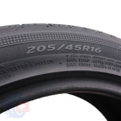 5. 2 x HANKOOK 205/45 R16 83V Ventus Prime 3 Lato 5.8mm