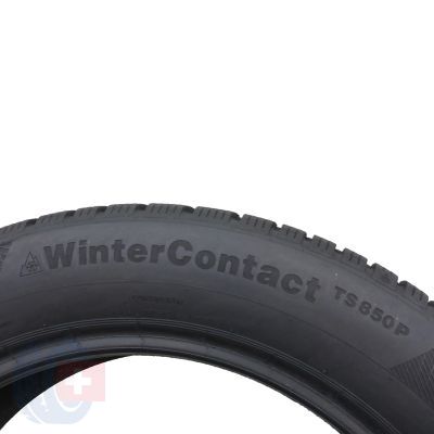 4. 1 x CONTINENTAL 215/55 R17 99H XL WinterContact TS850P Zima 2020 7,2mm Jak Nowa