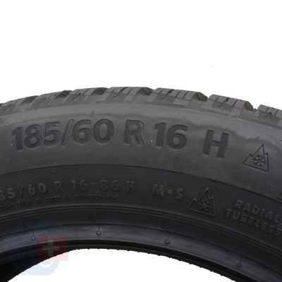 6. 4 x CONTINENTAL 185/60 R16 86H WinterContact TS860 Zima 2019, 2020 Jak Nowe NIEUŻYWANE