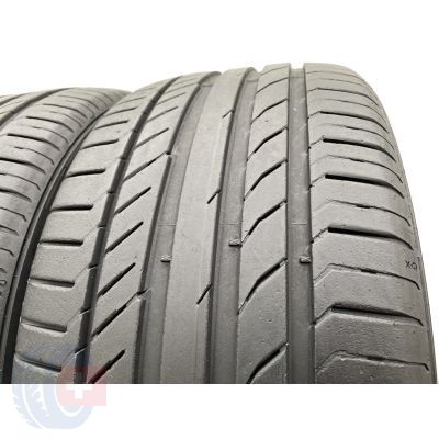 3. 2 x CONTINENTAL 245/40 R18 93Y ContiSportContact 5 A0 Lato 2019 6,2-6,5mm