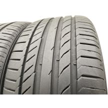 3. 2 x CONTINENTAL 245/40 R18 93Y ContiSportContact 5 A0 Lato 2019 6,2-6,5mm