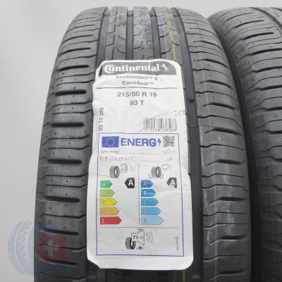 2. Opony 215/50 R19 2x CONTINENTAL 93T EcoContact 6 SEAL Letnie 2023  2. Opony 215/50 R19 2x CONTINENTAL 93T EcoContact 6 SEAL Letnie 2023