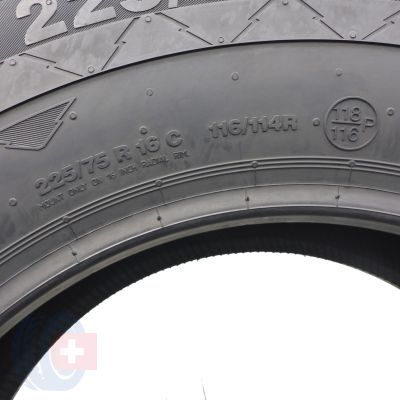 7. Opony 225/75 R16C 4x CONTINENTAL 116/114R VancoWinter 2 Zimowe 2020 Jak Nowe