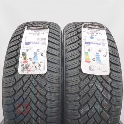 Opony 205/50 R16 2x CONTINENTAL 87H WinterContact TS 860 Zimowe 2022  Opony 205/50 R16 2x CONTINENTAL 87H WinterContact TS 860 Zimowe 2022