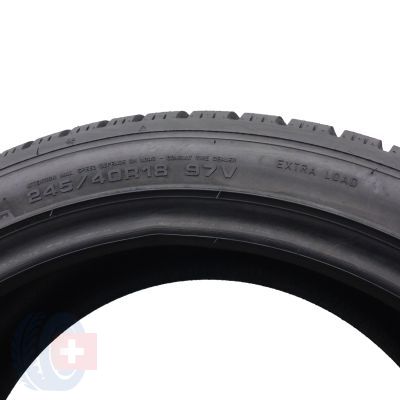 5. 2 x DUNLOP 245/40 R18 97V XL Winter Sport 5 Zima 6,5-7,5mm 2017