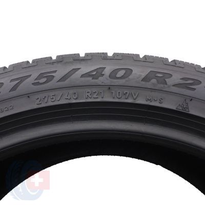 3. Opony 2 x PIRELLI 275/40 R21 107V XL N0 Scorpion Winter Zima 2019 5,8-6mm