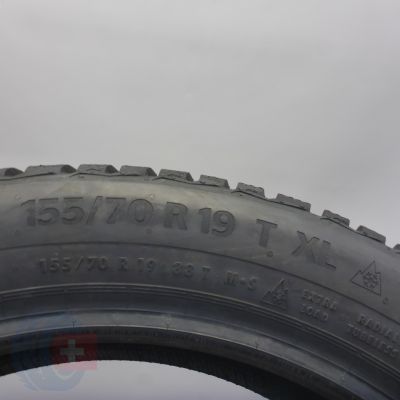 6. Opony 155/70 R19 4x CONTINENTAL 88T XL WinterContact TS 870  Zimowe 2023 