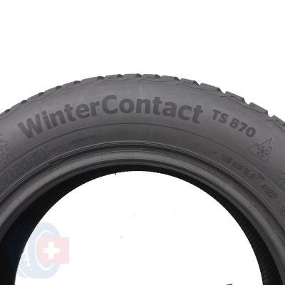 7. Opony 185/65 R15 2x CONTINENTAL 88T WinterContact TS870 Zimowe 2022 6,8-7,2mm