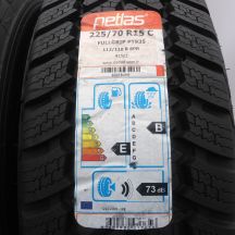 2. Opony 225/70 R15C 4x PETLAS 112/110R FullGrip PT935 Zimowe 2020 Jak Nowe