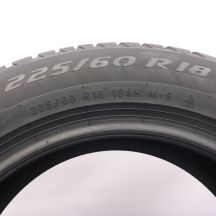 8. Opony 225/60 R18 4x PIRELLI 104H XL Winter Sottozero 3 BMW Zimowe 2023 8mm Jak Nowe