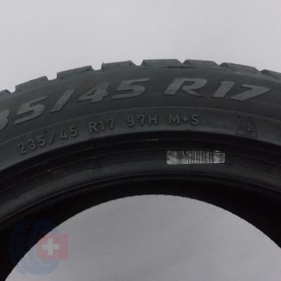6. Opony 235/45 R17 2x PIRELLI 97H XL Winter Sottozero 3 Zimowe 2013, 2015 Nieużywane
