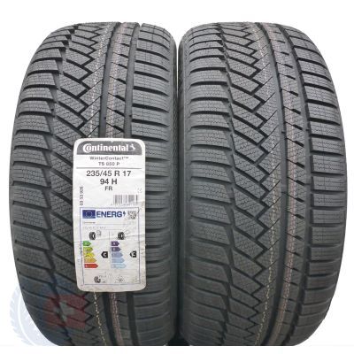 4. 4 x CONTINENTAL 235/45 R17 94H WinterContact TS850P Zima 2021 Jak Nowe