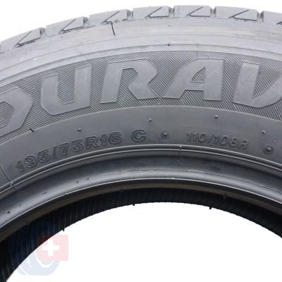 6. 4 x BRIDGESTONE 195/75 R16C 110/108R Duravis R660 Lato 2022 8,8-9,2mm