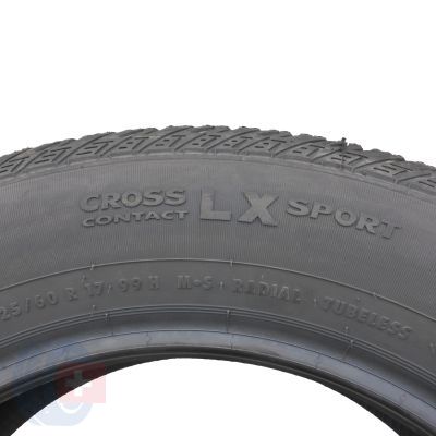 5. 2 x CONTINENTAL 225/60 R17 99H CrossContact LX Sport Lato M+S 2020 Jak Nowe Nieużywane